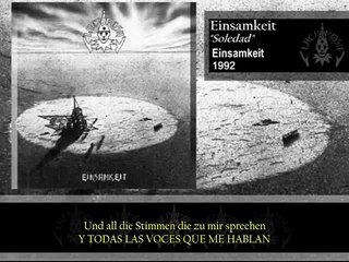 Lacrimosa - Einsamkeit (Letras Aleman/Español)