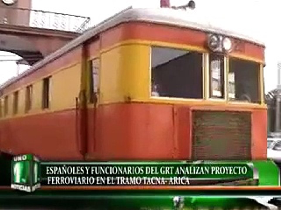ESPAÑOLES Y FUNCIONARIOS DEL GRT ANALIZAN PROYECTO FERROVIARIO EN EL TRAMO TACNA- ARICA