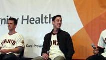 Hunter Pence and Tim Lincecum Impressions of Each Other During 2013 SF Giants Fan Fest