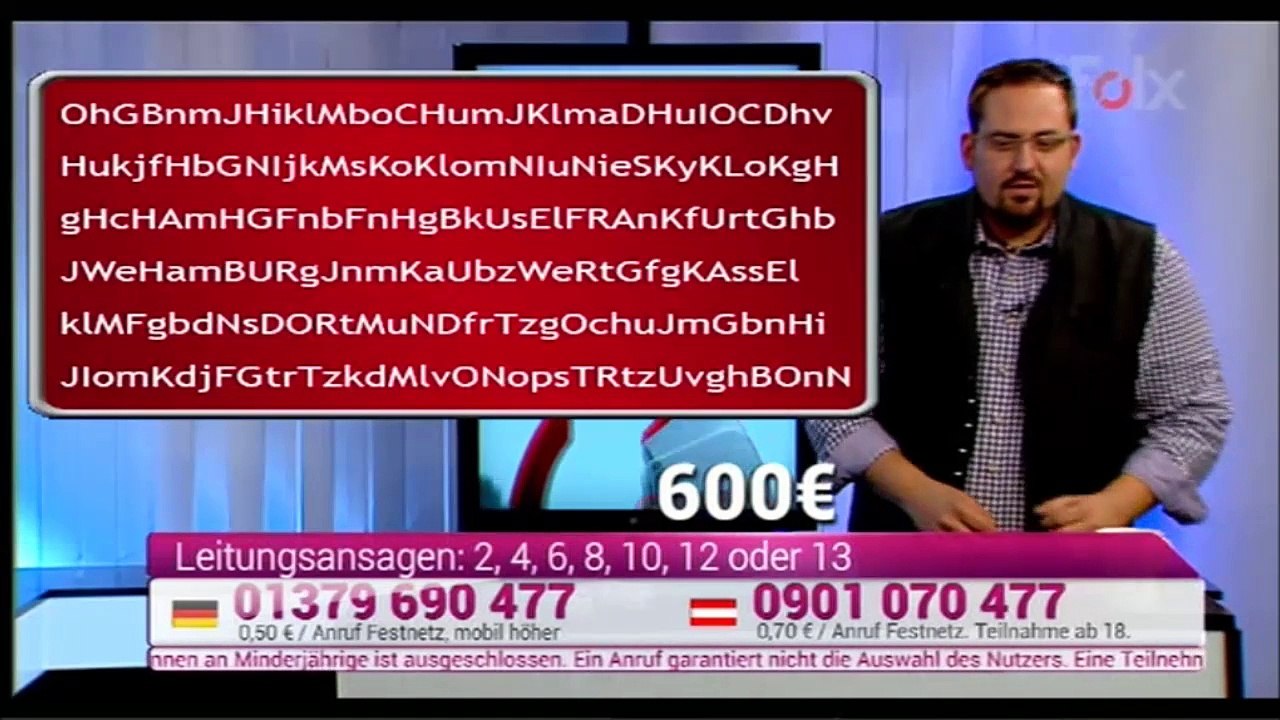 Folx Quiz: Finden sie 6 dt. Städte mit Andre Dossi