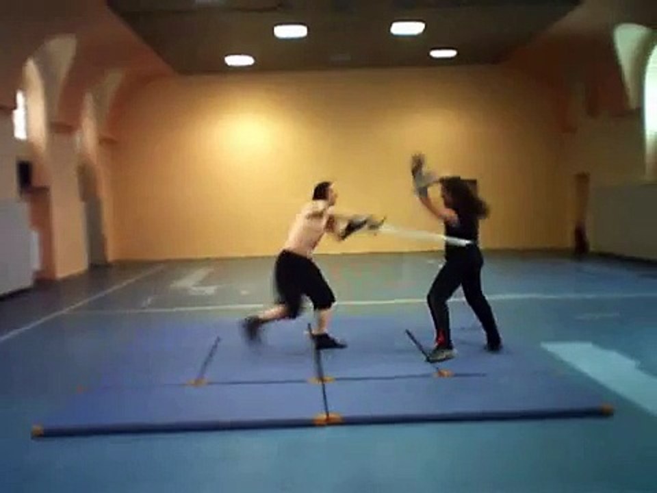 Zornhau - medieval stage combat with historical techniques