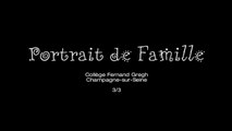 Portrait de Famille 2015 (3-3), spectacle de théâtre et danse - Collège Fernand GREGH