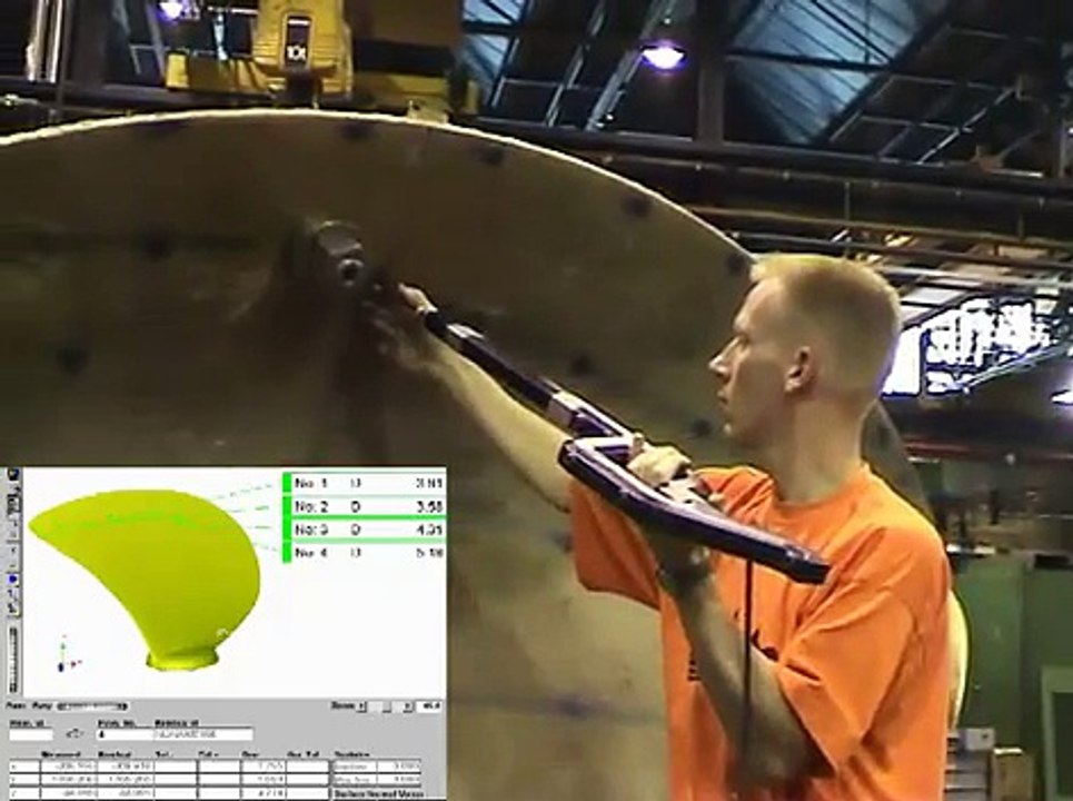 Metronor Portable CMM - Casting propeller