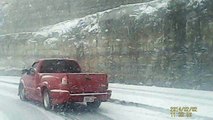 Branson Missouri Feb 2 2014 Snow Storm Drive 1