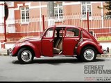 VINTAGE OLD VW BEETLE FOUR DOOR 1960 vw fusca old four-door transformed into year 1960