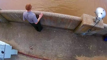 Un vortex géant dans un lac