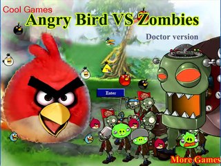 Давай поиграем 13 - flash game: Angry Birds Vs Zombies