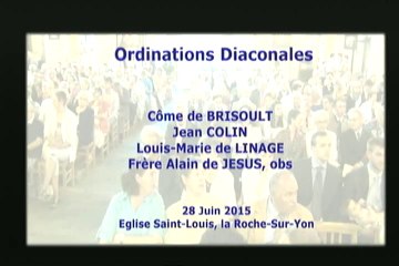 Ordinations diaconales part1