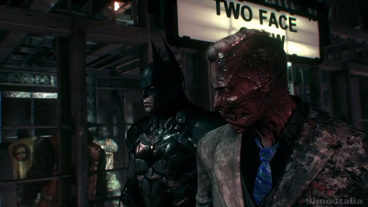 BATMAN ARKHAM KNIGHT TWO-FACE JOKER