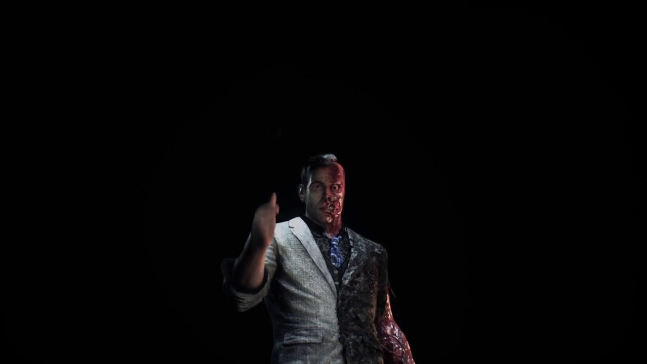 BATMAN ARKHAM KNIGHT TWO-FACE FRASI