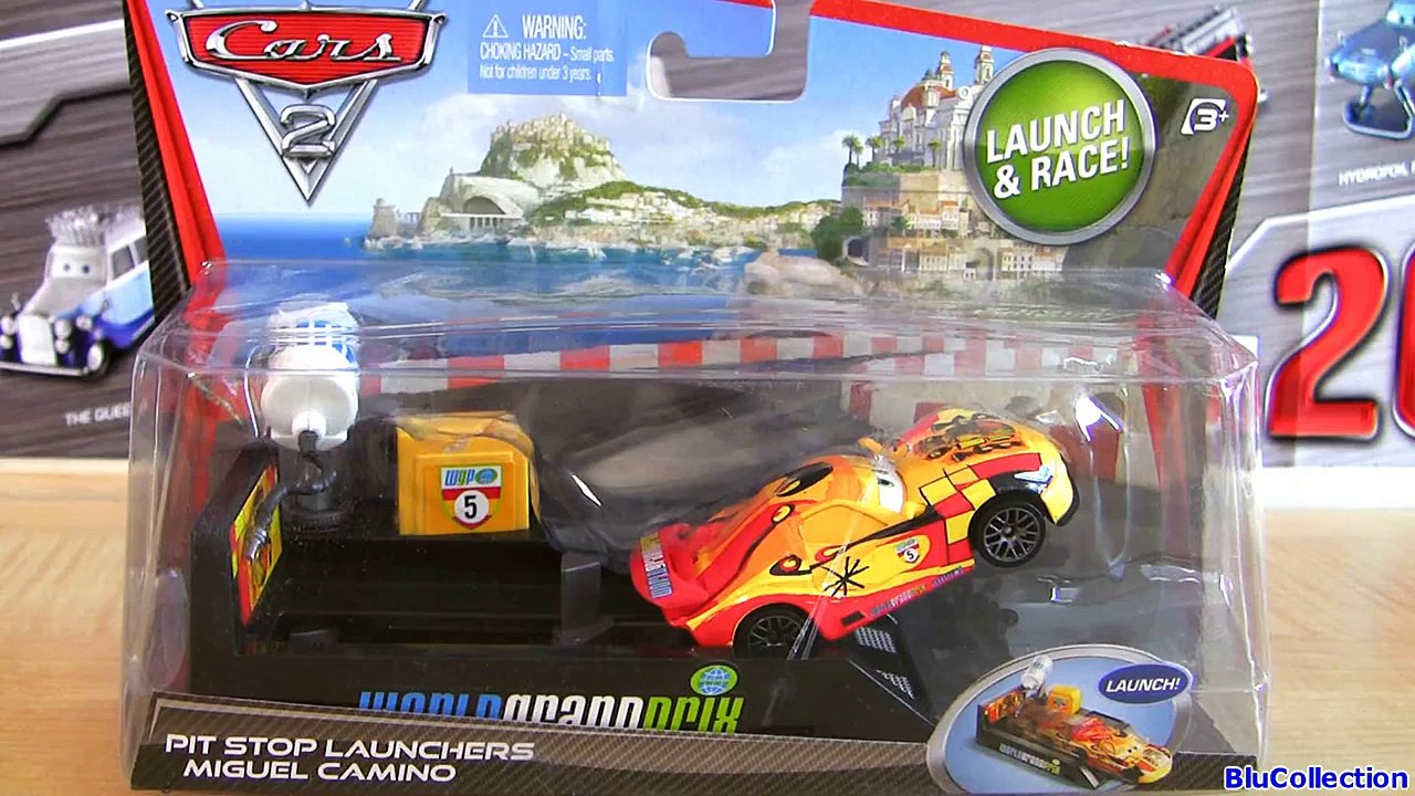 Pit Stop Launcher Miguel Camino X Lewis Hamilton Cars 2 Disney Factory or Fake Silver racer