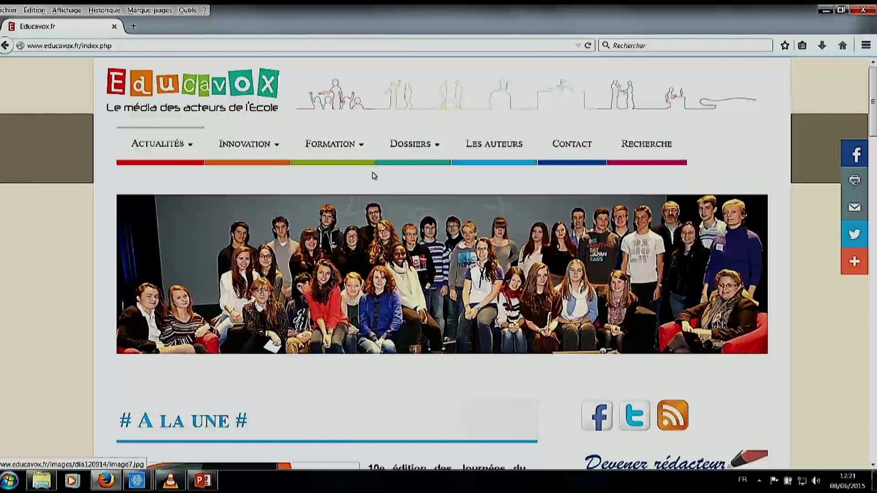 Rencontre "Education à l'image, aux médias et au numérique" 2015 : ANAE