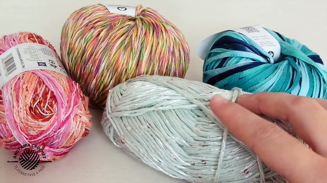Cómo hacer un collar de lana tejiendo con las manos l Colaboración con Ahuyama Crochet