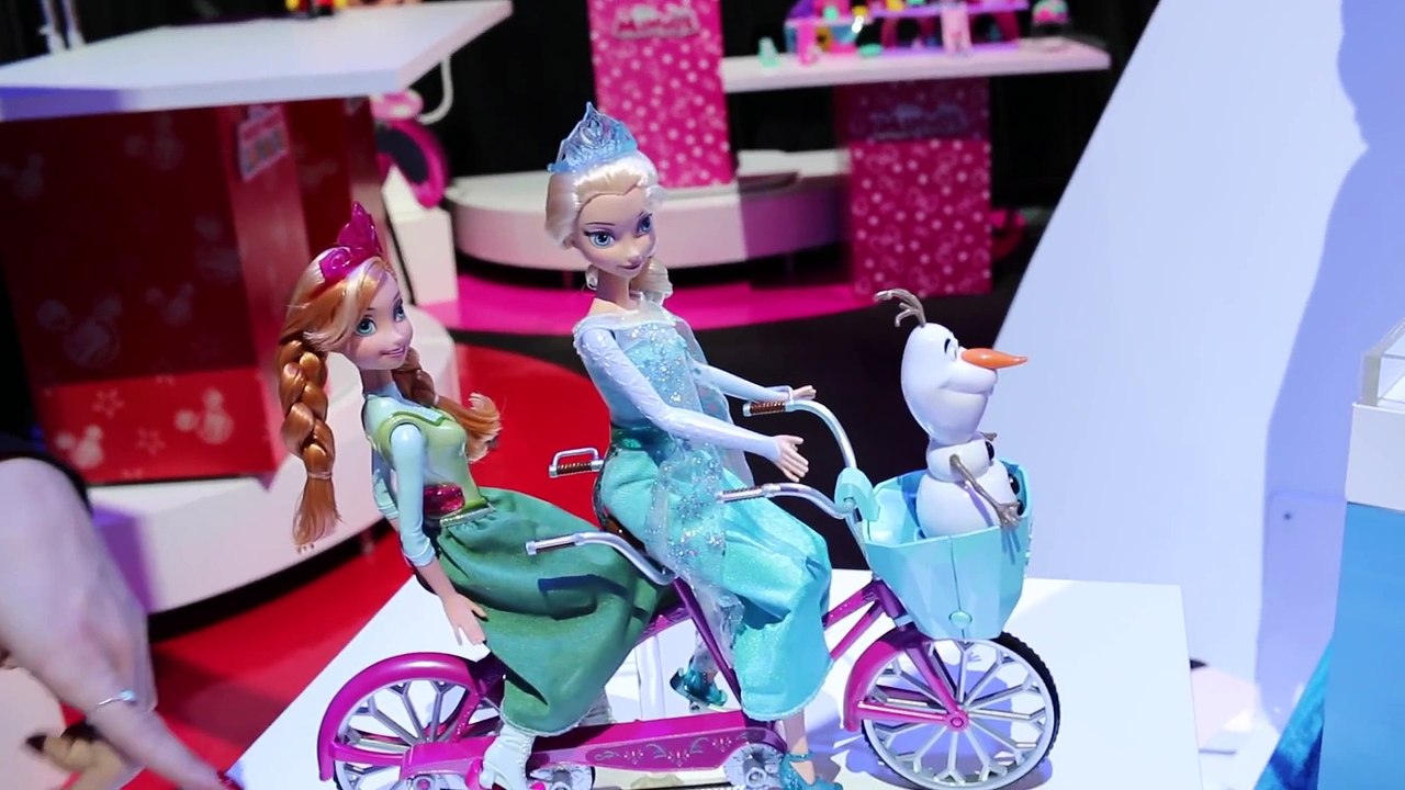 NEW FROZEN ELSA CASTLE 2015 TOYS ❤ Elsa Anna Bicycle, Singing Elsa Let It Go, Ice Palace Dollhouse