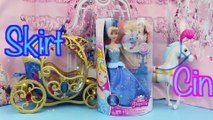 Disney Princess TWIRLING SKIRT CINDERELLA Doll Dancing Prince Charming Frozen Elsa Cinder-Elsa Ball
