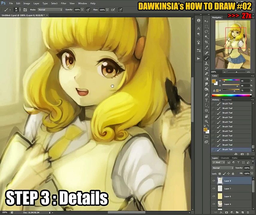 DAWKINSIA's HOW TO DRAW #02 Kise Yayoi