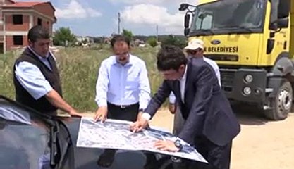 belediye yol yapım çaışması hazır