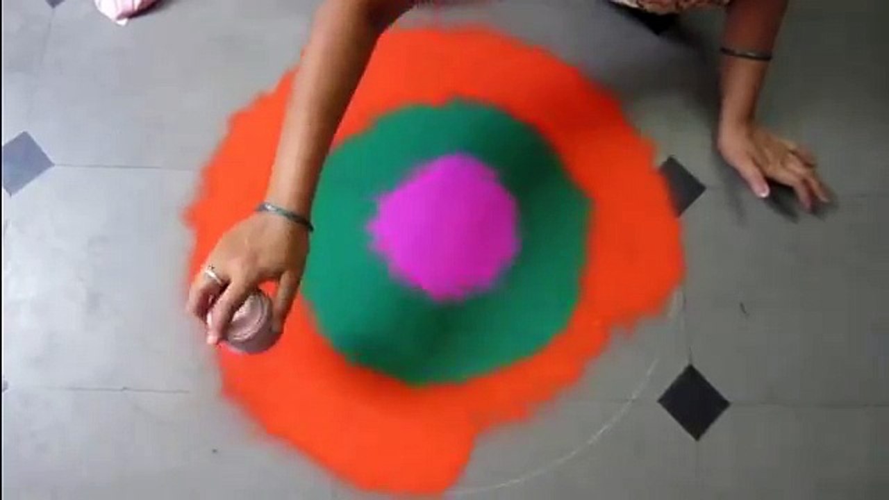sanskar bharti new rangoli design - P32