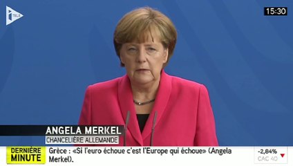 Merkel prête à de nouvelles négociations avec la Grèce "après le référendum"