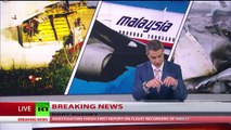 MH17 penetrated from outside by hi-energy objects, broke up mid-air - probe