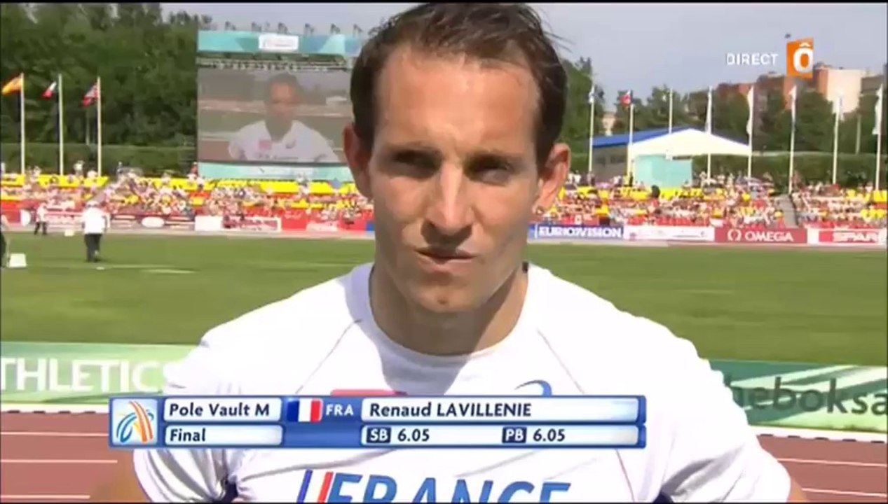 32 et 33. ChE athlé par équipes 2015, J2, lancer du marteau F et saut à la perche H