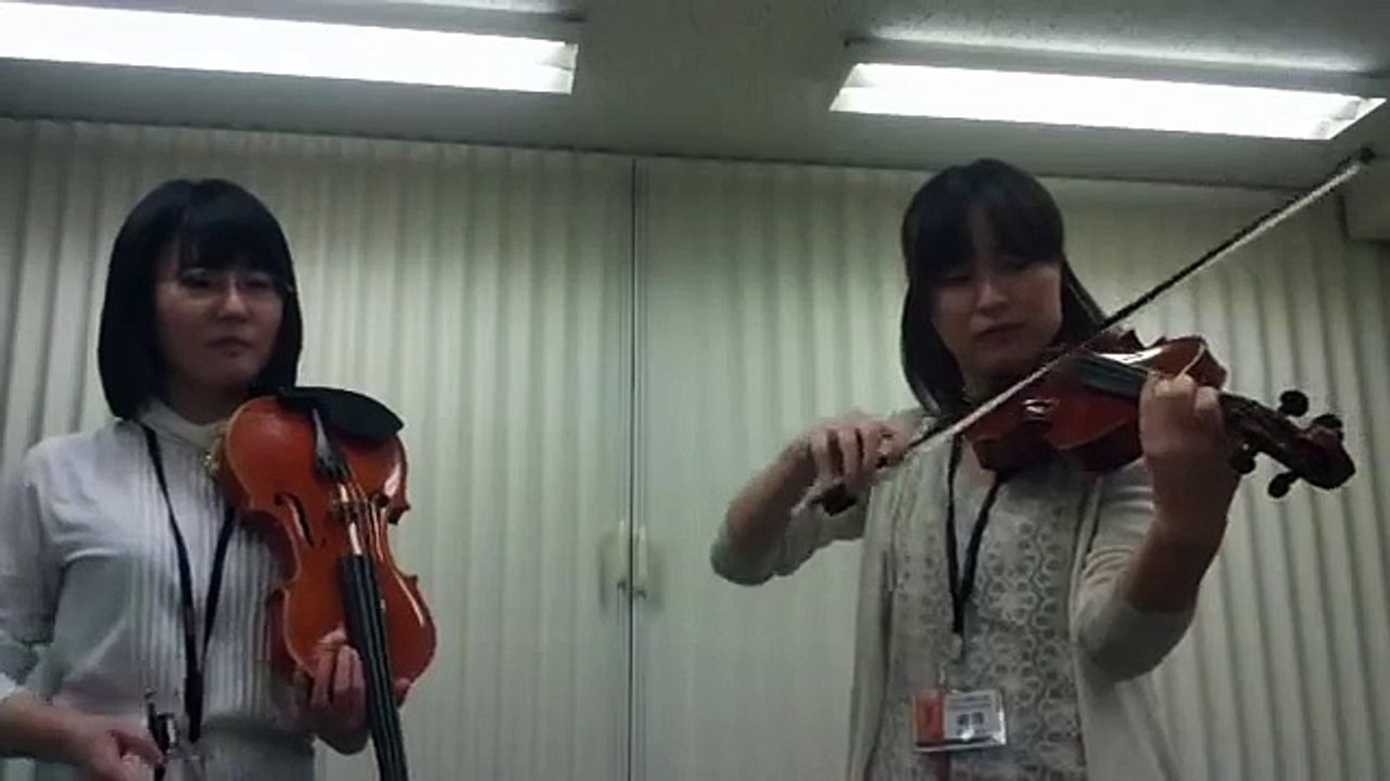 【大宮バイオリン教室】耳をすませば『カントリーロード』　バイオリンデュオ演奏
