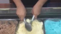 Ice cream juggler in Qatar shows off jaw-dropping skills
