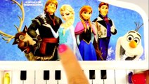 FROZEN Musical Light Up Piano Disney Dolls Elsa Kristoff Olaf Hans and Princess Anna Toys by DCTC