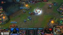 TSM 'wombo combo' les CLG - League of legends
