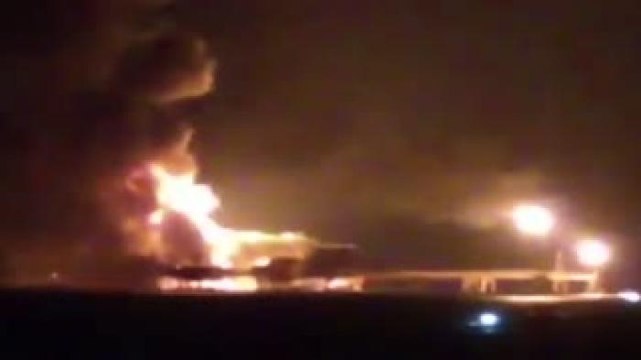 Se incendió plataforma de Pemex en Campeche