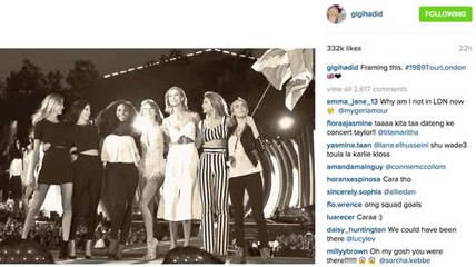 Taylor Swift Had A Surprise Supermodel Finale For Her Hyde Park Gig