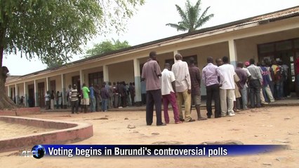 Voting begins in Burundi's controversial polls