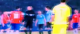 Gonzalo Jara stick his finger up Edinson Cavani's BACKSIDE Copa America 2015
