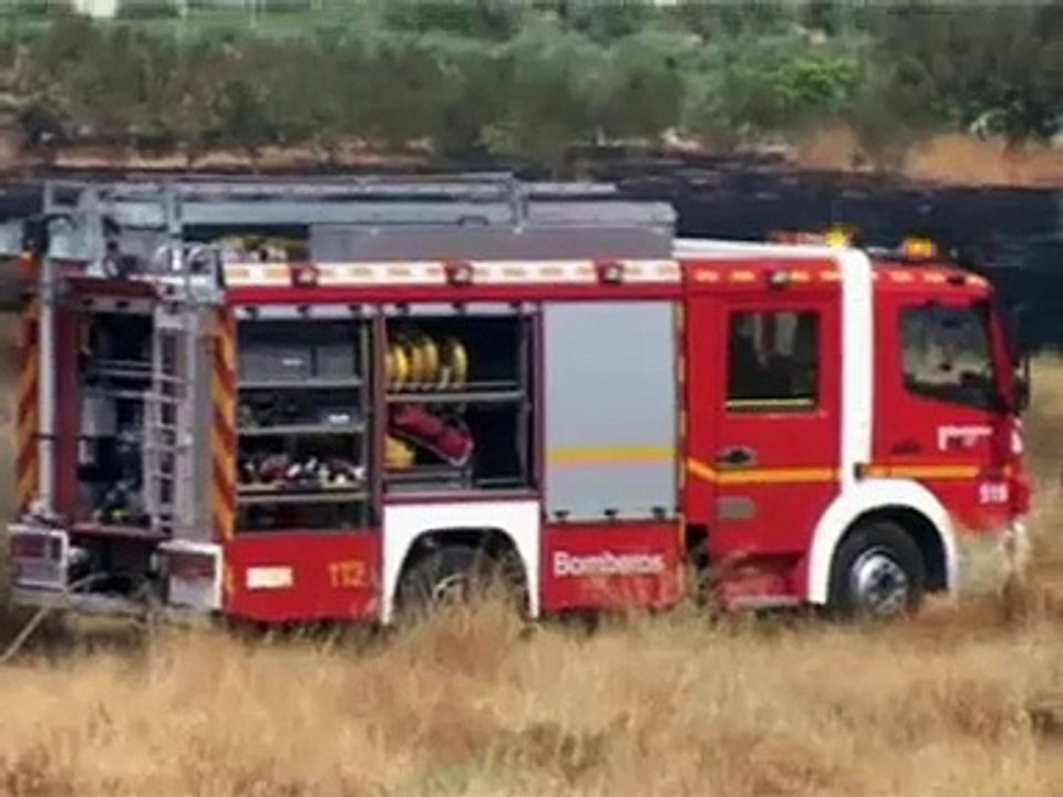 Incendio en la Huerta Mayor