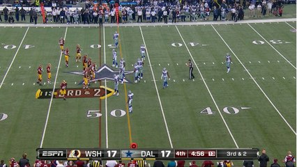 Cowboys Redskins 4th Qtr