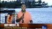 Shomari Stone Reports for Weather Channel /Hurricane Wilma