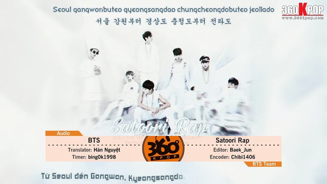 [Vietsub+Kara][Audio] Satoori Rap - BTS [BTS Team]