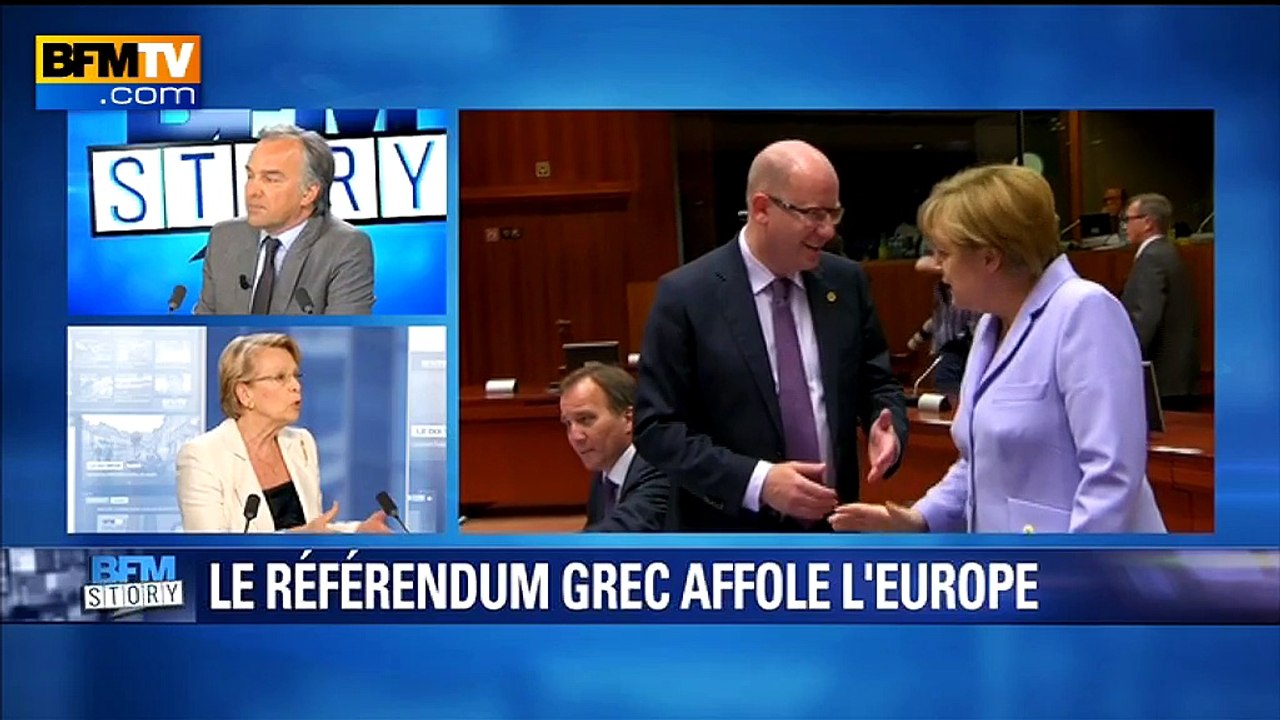 Crise grecque: Tsipras "est dans un calcul très politique", dit Alliot-Marie