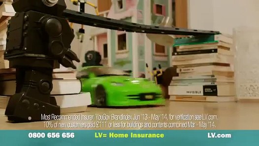 LV=Home Insurance TV advert: Drift Inside - July 2014 - video dailymotion