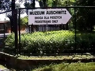 Holocaust Liar Herman Rosenblat at Auschwitz Wall of Death