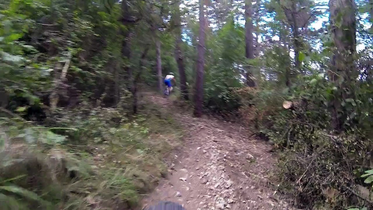 2015 - 06 LCO WE VTT - Raid des Cadoles S -  (3) chemin enduro technique