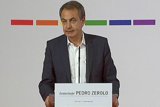 Zapatero: Me llevo los besos y abrazos de Zerolo