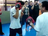 left hook!!!  boxing world champ,kuniaki shibata seminar in kakukuri