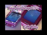 water damage mobile LCD cleaning