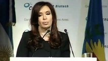 03 de Nov. Nueva fábrica de vacunas antigripales Escobar. Cristina Fernández de Kirchner