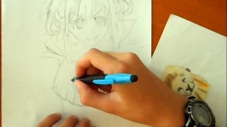 How to draw Akiho Senomiya (Aki) from Robotics Notes