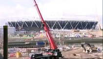 London 2012's Aquatics Centre in testing