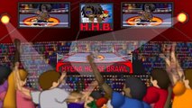 Ice JJ Fish vs Lil B & 50 Tyson Fight (cartoon)
