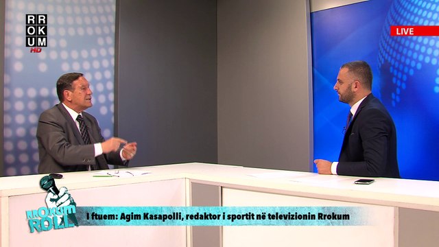 RROKUM ROLL- Agim Kasapolli, redaktor i sportit ne televizionin Rrokum