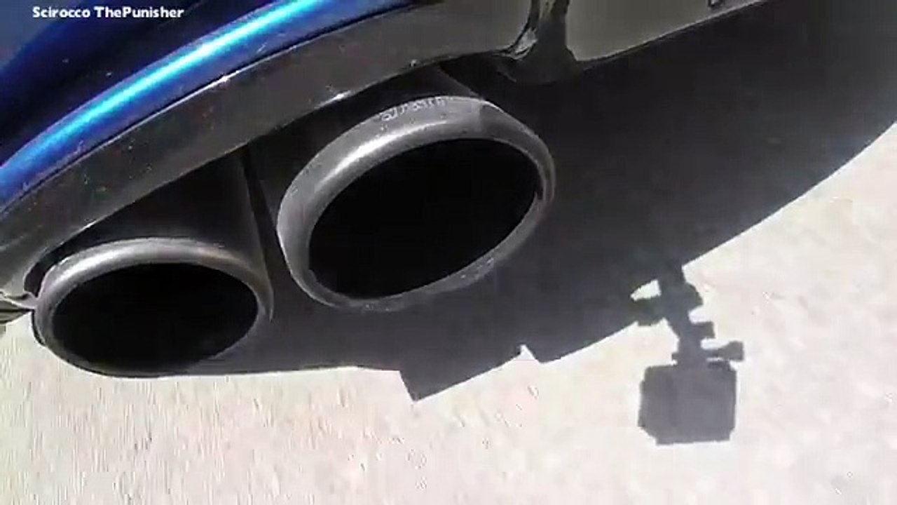 2015 VW Scirocco Quad Exhaust Sound